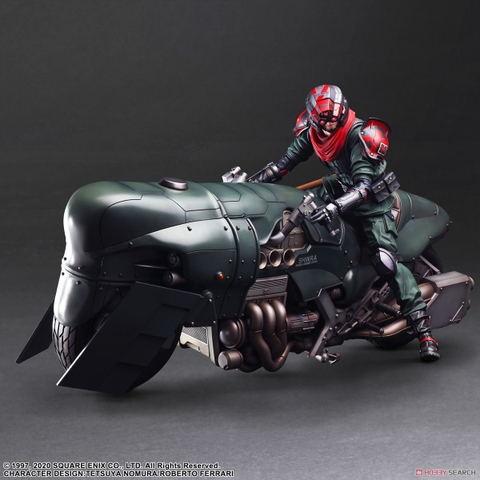 PLAY ARTS KAI Final Fantasy VII Remake Elite Motorcycle Security Officer & Motorcycle Set