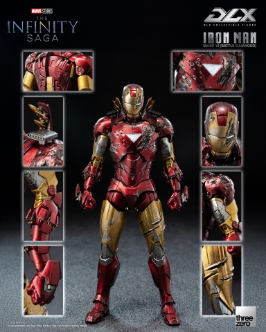 Marvel Studios: The Infinity Saga DLX Iron Man Mark 6 (Battle Damaged)