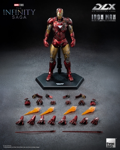 Marvel Studios: The Infinity Saga DLX Iron Man Mark 6 (Battle Damaged)