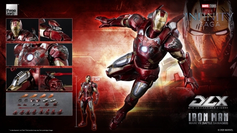 [Pre-order] Marvel Studios: The Infinity Saga DLX Iron Man Mark 7 (Battle Damaged)
