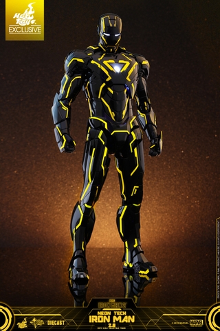 [Movie Masterpiece Diecast] (Iron Man 2) 1/6 Scale Figure Iron Man Mark 6 (Neon Tech / Yellow Version)