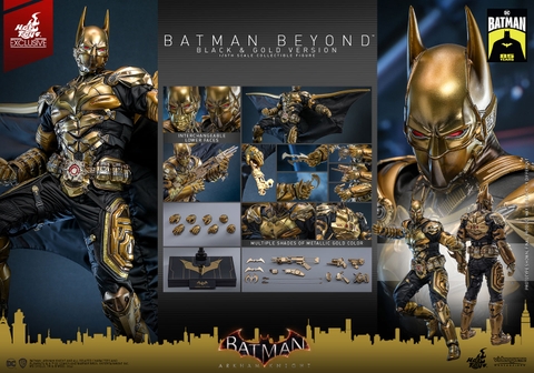 [Video Game Masterpiece] (Batman: Arkham Knight) 1/6 Scale Figure Batman Beyond (Black & Gold Version)
