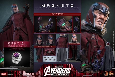 [Pre-order] [Movie Masterpiece] (Avengers: Doomsday) 1/6 Scale Figure Magneto (Deluxe Version) [With Bonus Accessory]
