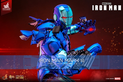 [Movie Masterpiece Diecast] (Iron Man) 1/6 Scale Figure Iron Man Mark 3 (Stealth Mode Version 2.0)