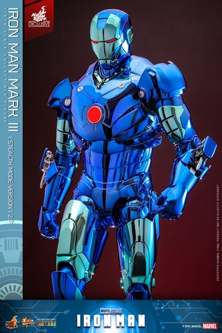 [Movie Masterpiece Diecast] (Iron Man) 1/6 Scale Figure Iron Man Mark 3 (Stealth Mode Version 2.0)