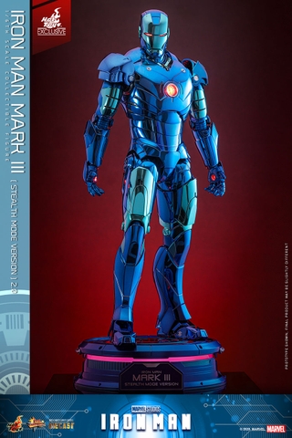 [Movie Masterpiece Diecast] (Iron Man) 1/6 Scale Figure Iron Man Mark 3 (Stealth Mode Version 2.0)