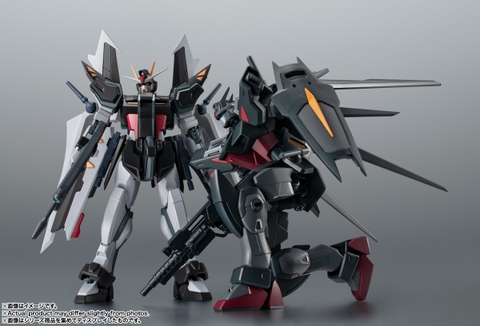 THE ROBOT SPIRITS <SIDE MS> GAT-X105E+AQM/E-X09S Strike Noir Gundam Ver. A.N.I.M.E.