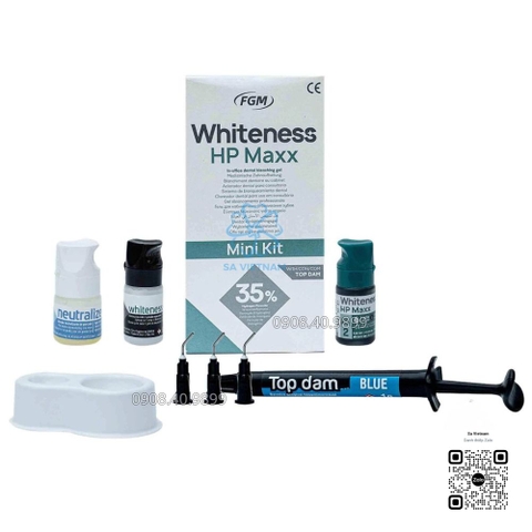 Thuốc Tẩy Trắng Răng Whiteness HP Maxx 35% FGM (Brazil) – Chính Hãng