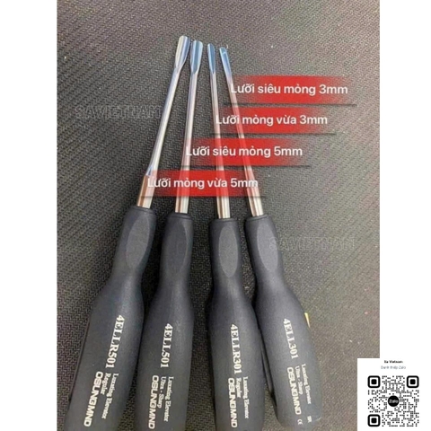 Bẩy răng Osung cán đen 3mm, 5mm (Luxating Elevator Osung)