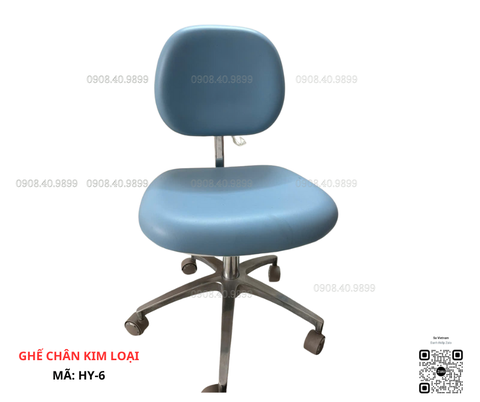 Ghế nha sĩ chuyên dụng, ghế chân kim loại HY-6