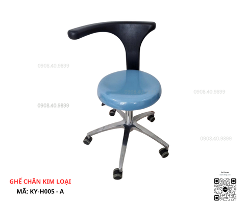 Ghế nha sĩ chuyên dụng, ghế chân kim loại KY-H005 - A