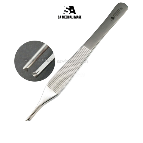 Kẹp phẫu tích Adson có mấu 15cm SA Medical ( thép Đức)