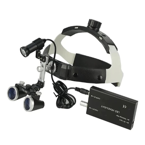 Kính lúp nha khoa có đèn (đèn đeo đầu loại 1)