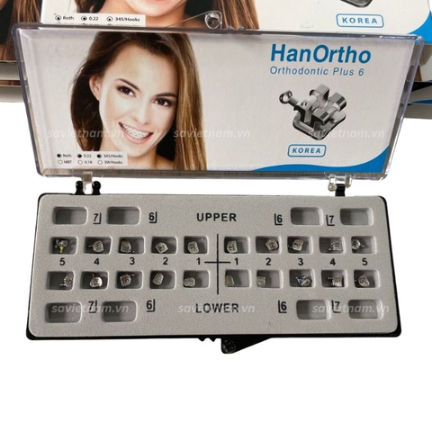 Mắc cài kim loại Hanortho (MUA 2 TẶNG 1, 5 TẶNG 3)