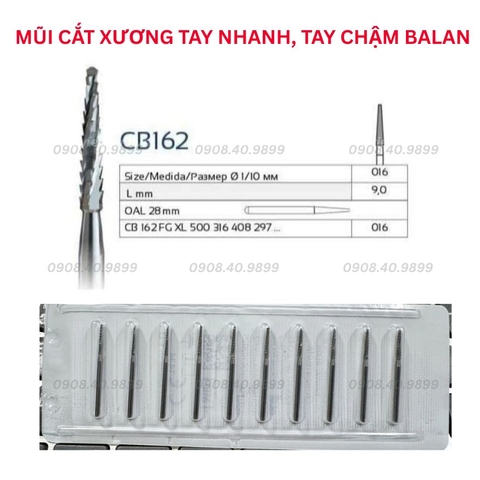 Mũi cắt Xương tay nhanh, tay chậm Ba Lan