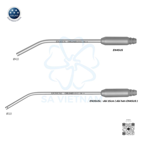 Ống hút phẫu thuật Surgical Suction Tip Osung (3mm, 4mm)