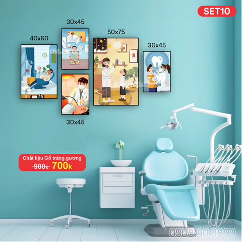 Set tranh nha khoa - SET10