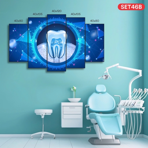 SET TRANH NHA KHOA -SET 46B