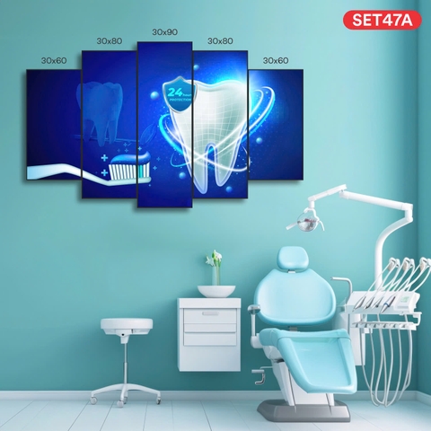 SET TRANH NHA KHOA -SET 47A