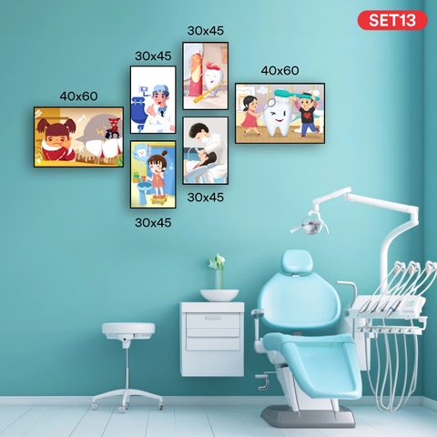 Set tranh nha khoa - SET13