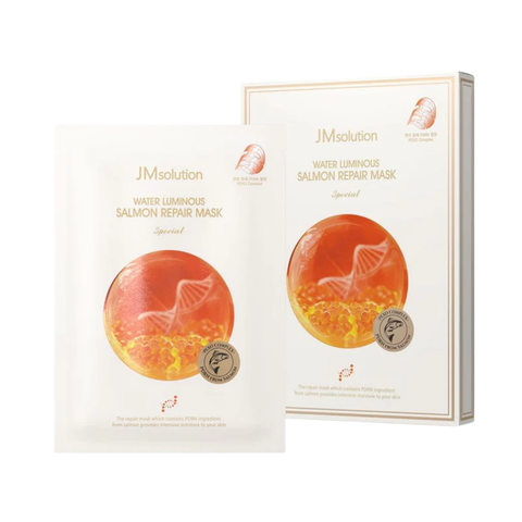 Mặt nạ phục hồi da cá hồi JMSolution Water Luminous Salmon Repair Mask Special 40ml