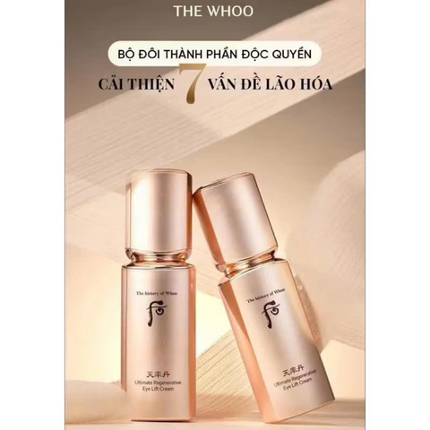 Kem Dưỡng Da Mắt The Whoo Cheonyuldan Ultimate Regenerative Eye Lift Cream