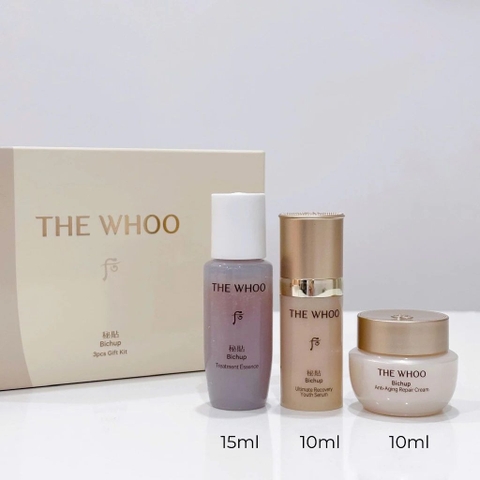 Bộ 3 Món Dưỡng Da Tái Sinh The Whoo Bichup 3PCS Gift Kit