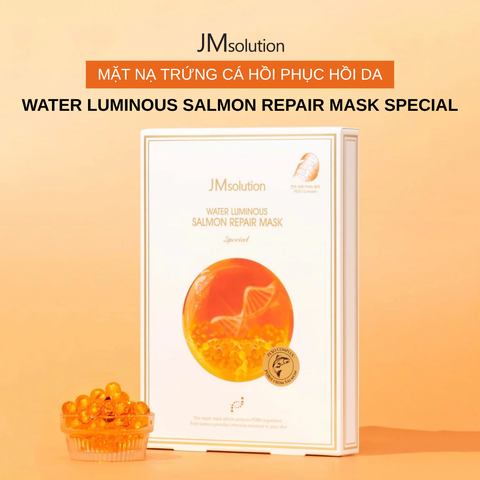 Mặt nạ phục hồi da cá hồi JMSolution Water Luminous Salmon Repair Mask Special 40ml