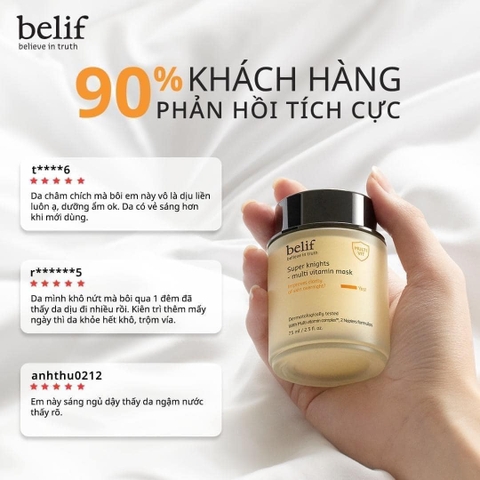 Mặt nạ ngủ Belif Super Knights - Multi Vitamin Mask