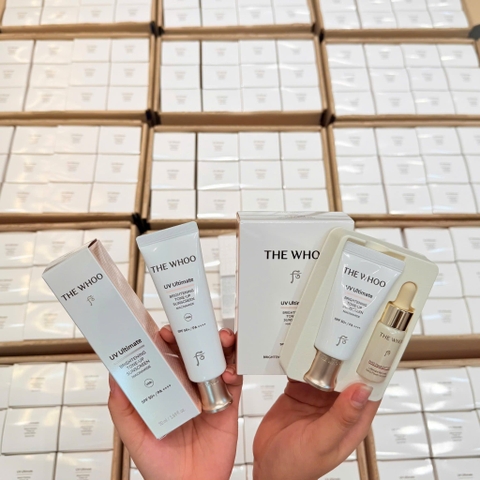 Bộ 3 sản phẩm The Whoo UV Ultimate Brightening Tone-Up Sun Special Set