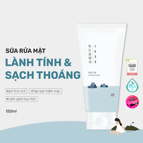 Round Lab Sữa rửa mặt 1025 Dokdo Cleanser 150ml