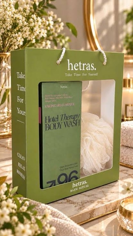 Bông Tắm Bằng Nhựa, Dùng Trong Nhà Tắm HETRAS, Kích Thước 30*5 cm