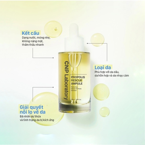 Tinh chất keo ong CNP Propolis Energy Ampule (Propolis Rescue Ampule)