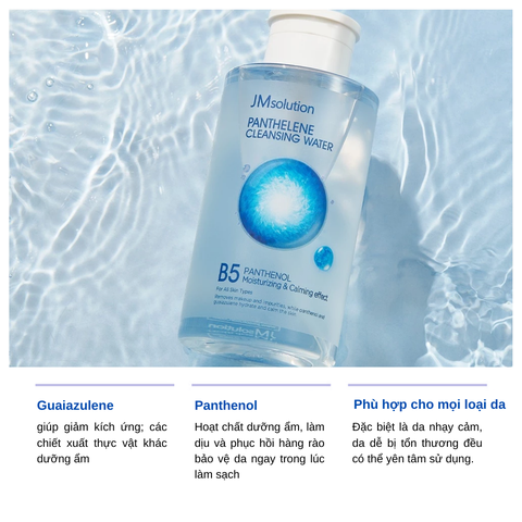 Nước tẩy trang JMSolution B5 Panthelene Cleansing Water