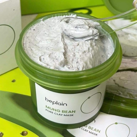 Beplain Mặt nạ đất set Mung Bean Pore Clay Mask 120ml