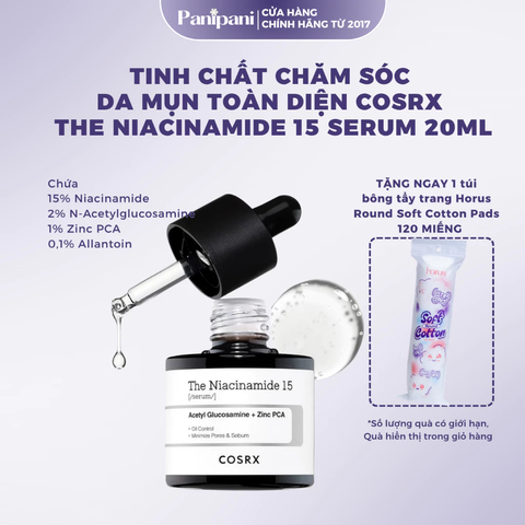 Sản phẩm dưỡng da Cosrx The Niacinamide 15 Serum