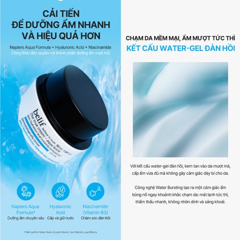 Kem dưỡng ẩm dạng gel Belif The True Cream Aqua Bomb