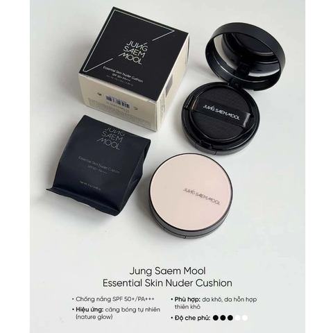 Phấn nước Jung Saem Mool Essential SKIN NUDER Cushion 14g (Kèm lõi thay thế)