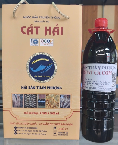 Mắm chắt cá cơm (Chai 1 lít giá 250000đ)