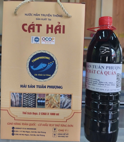 Mắm chắt cá Quẩn (chai 1 lít giá 150000đ)
