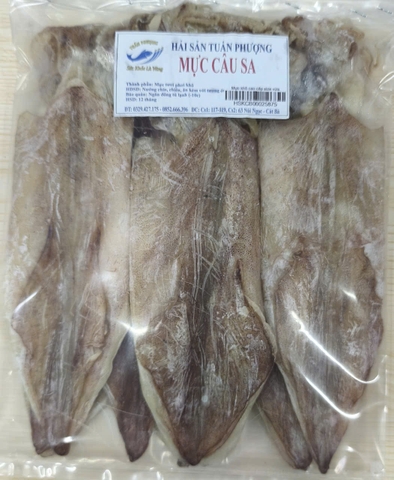 Mực khô loại 1 Size 12-14 con (gói 500g giá 725000đ)