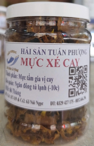 Mực Xé Cay (hộp 200g giá 100000đ)