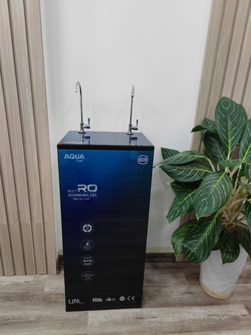 Máy 2 vòi khoáng +tinh khiết Aqualead 8 cấp lọc