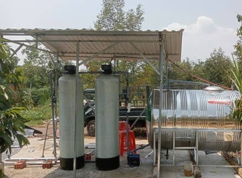 Hệ thống lọc nước nhiễm sắt 5000l/h