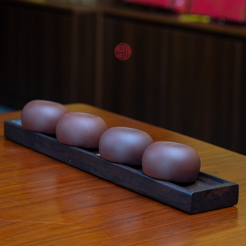 KHAY GÁC LY TRÀ GỖ GỤ