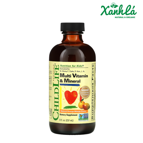 Siro bổ sung vitamin và khoáng chất ChildLife Multi-Vitamin and Mineral 237ml