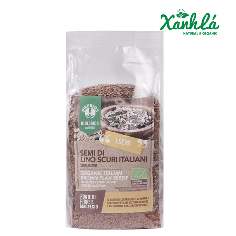 Hạt Lanh Nâu Hữu Cơ Ý 500gr