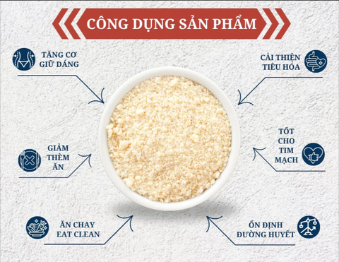Bột Đậu Gà Rang 500gr ( Hộp)