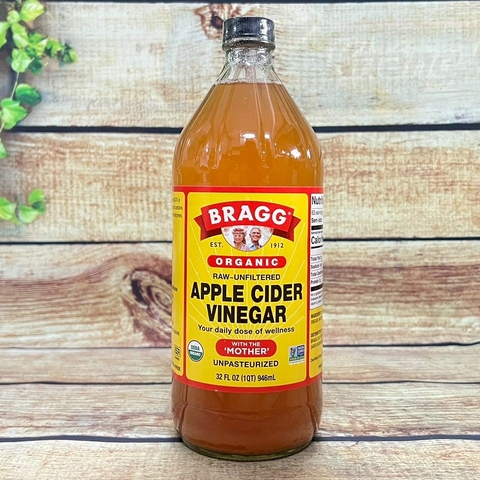 Giấm táo BRAGG Hữu cơ Nhập khẩu USA chai 946ml