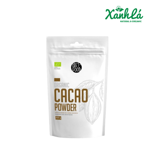 Bột Cacao thô hữu cơ Diet food 200gr